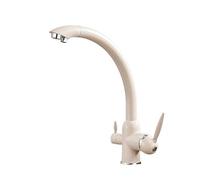 3-in-1 hot and cold water purifier faucet, kitchen sink, vegetable washbasin, water purifier, direct drinking water faucet, beige single mode