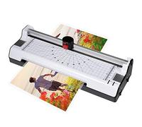 3-in-1 Hot Cold Laminator Machine Rotary Paper Trimmer Corner Rounder for Home Office School