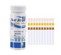 3-in 1 Hot Tub Test Strips | Pool PH Test Strips | Accurate Lazy Spa Clearwater Dip Tests Strip | Multi-Functional PH Water Tester Paper Swimming Pool Accessories for Fish Tank & Hot Tub