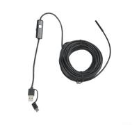 3 in 1 Industrial Borescope 5.5mm Waterproof Snake Camera with 6 LEDs for Android PC - 10M Cable Pipe Inspection Tool
