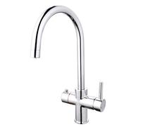 3 in 1 Instant Boiling Hot Water Kitchen Tap Only Curved Cool Touch + Fittings