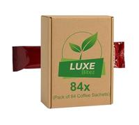 3 in 1 Instant Coffee Mix Sticks, Original Flavor, Single-Serve Sachets, Rich & Creamy Coffee Powder, Just Add Hot Water, Travel-Friendly Pack of 84 | Compatible For Nescafe By Luxe Bitez