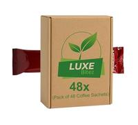 3 in 1 Instant Coffee Mix Sticks, Original Flavor, Single-Serve Sachets, Rich & Creamy Coffee Powder, Just Add Hot Water, Travel-Friendly Pack of 48 | Compatible For Nescafe By Luxe Bitez