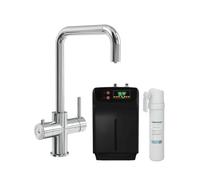 Balterley 3 in 1 Instant Hot Water Kitchen Sink Tap Tank & Filter Chrome in Silver Balterley Silver