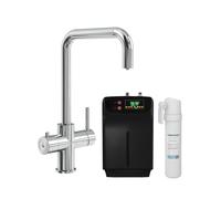 3 in 1 Instant Hot Water Kitchen Sink Tap, Tank and Filter - Chrome - Balterley