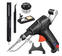 3 in 1 Internal/External Heat Multifunction Soldering Iron Soldering Gun Set, 5pcs Laser Welding Machine, Welding Tools, Laser Welding Gun for Metal, for Rust Removal Cutting Weldings (Internal Heat)