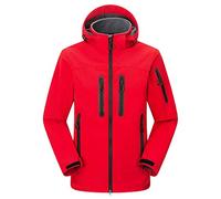 3 In 1 Jackets Sale Clearance Women Waterproof Fleece Lined Raincoat Ladies Outdoor Hiking Walking Raincoats Jacket Windproof Windbreaker Coats with Hood Colorblock Casual Winter Warm Trench Coats
