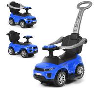 3-In-1 Kids Ride-On Push Car Stroller Sliding Walking Car with Horn Music Light