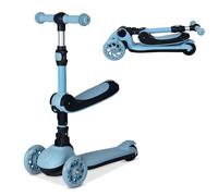 3 in 1 Kids Scooter 3 Wheel for Ages 2-10, Adjustable Height Kick Scooter with Swivel Seat, Lean to Steer Design, Outdoor Toy Scooter for Toddlers Boys Girls, Gift for Kids Aged 2+