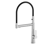 3-in-1 Kitchen Faucet, Chrome Pull-Down Sprayer, Single Lever Sink Mixer, Flexible Spout, 3-Way Design for Easy Kitchen Use