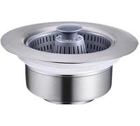 3 in 1 Kitchen Metal Sink Drain Strainer Set - Upgraded Stainless Steel Drain Stopper Combo, Pop Up Sink Stopper
