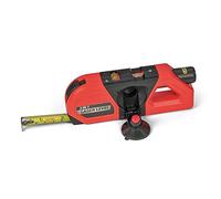 3 in 1 Laser Level Aligner - Horizontal Vertical Cross Line Measure Tape | Ruler Spirit, Multi Purpose, Bricklaying Builders Hand Tool, Household DIY Measuring