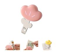 3-in-1 Magnetic Bottle Opener with Sealing Clips & Fridge Magnet | Easy Open Tool for Oral Liquid Bottles, Beer, Cans & Lidded Containers | Kitchen Gadgets, Home Use, Nurse Gift Ideas (Pink)