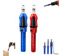 3-in-1 Magnetic Socket Bit Set, Adjustable Depth Magnetic Screwdriver Bit Holder, Adjustable Cam Bolt Driver, Carbon Steel Body, Quick-Release Extension Rod for Controlled Fastening During Furniture，3