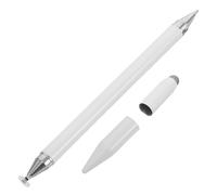 3-in-1 Magnetic Stylus Pen with High Precision Tip White | Plastic and Alloy Build with Nanocloth Tip, Anti-scratch Design, for Artists and Note-taking