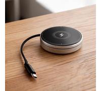 3-in-1 Magnetic Wireless Charging Station with Retractable Cable | Foldable Charger Stand for iPhone | Watch and Earbuds | Portable Travel Hub | Desktop Organiser(Black)