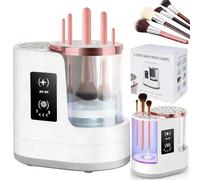 3 IN 1 Makeup Brush Cleaner Machine and Dryer with Drying & Disinfecting functions for Travel Home Use, Electric Automatic Makeup Brushes Cleaner for Makeup Lovers & Professionals