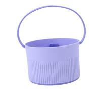3 in 1 Makeup Brush Cleaning Bowl, Organizer with Drying Holder for Makeup Brushes, Sponges, Powder Puffs, Purple, Makeup Brush Cleaner, Makeup Brush Cleaning Tool Organizer