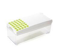 3-in-1 Manual Vegetable Chopper with Container, Portable Dicer Slicer & Grater for Potato Onion Garlic Cheese, Easy-Pull Food Processor