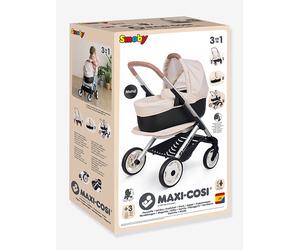 3-in-1 Maxi Cosi Pushchair with Carrycot - SMOBY beige