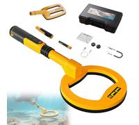 3-in-1 Metal Detector, IP68 Waterproof Pinpointer, Lightweight Gold Detector for Outdoor Treasure Hunting, Backyard Easy Use