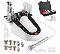 3 in 1 Microdermabrasion Machine 0-60 cmHg with Digital Touchscreen | Professional Diamond Dermabrasion Facial Kit with Diamond Heads and Spray-gun for Personal Home Use