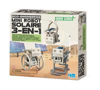 3-in-1 Mini Solar Robot Multicoloured one size
