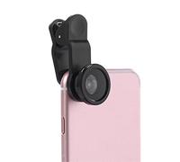 3 in 1 Mobile Phone Camera Lens Kits Wide Angle Macro Fisheye Lenses Ultra-Portable Mobile Fish Eye (Color : Black)