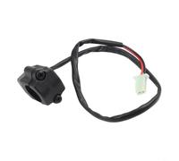 3 in 1 Motorcycle Handlebar Switch Assembly for Headlamp for Horn Flasher - ABS Rocker Style Control for Quad Scooter Repair 22mm Fitment(Gray)