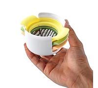 3-in-1 Multi-Function Egg Slicer - Stainless Steel Wire Cutter for Eggs, Strawberries & Soft Foods - Kitchen Essential