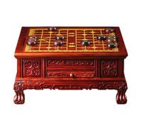 3 In 1 Multi-purpose Chess Board Rosewood Chinese Chess Table Tea Table Strategy Board Games With Go & Chinese Chesspieces For Home Decor And Gift