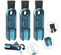3 in 1 Multifunctional Cleaning Brush Bottle Gap Cleaner Brush Tiny Bottle Cup Lid Brush Straw Cleaner Tools Mini Silicone Bottle Cup-Holder Cleaner Cup Crevice Cleaning Tools for Baby Water Bottle