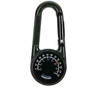 3 in 1 Multifunctional Compass Thermometer Hiking Tactical Carabiner Keychain for Camping, Hiking, Travel