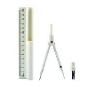 3 in 1 Multifunctional Compasses Ruler and Pencil Multitool for Students Engineers and Artists Multipurpose Drawing Tool Straight Ruler with Pencil