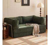 3-in-1 Multifunctional Compression Sofa Bed, Convertible Floor Sofa with Armrest for Bedroom, Living Room