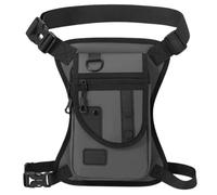 3-in-1 Multifunctional Oxford Leg Bag, Fabric Utility Leg Bag, Waterproof Tactical Drop Leg Bags for Men Women, Cycling Hiking Camping Fishing Motorcycle Travel (Gray)