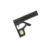 3-in-1 Multifunctional Precision Ruler & Protractor - High Accuracy Measuring Tool for Woodworking, Metalworking, DIY Projects - Portable Multi-Angle Center Square for Carpenters, Engineers, Craft