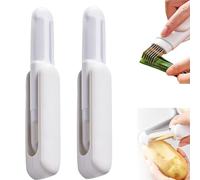 3-in-1 Multifunctional Rotary Knife, 2025 Multifunctional Vegetable Peeler Can Peel Cube, Grate and Slice, Potato Peeler for Fruit and Vegetables (2)