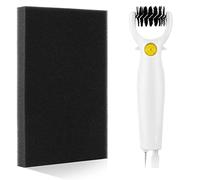 3 in 1 Multipurpose Craft Tool, Die Brush, 3-in-1 Weeding Tool,Brush,Scrape,Pierce,Embossing and Cutting Machine Accessory, Retractable Design,Die Brush and Foam Pad,Intricate Die Paper Remover Set