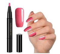3 in 1 Nail Polish Pen - UV/LED Gel - One Step Drying, Brush, Soak Off - Ideal for Home & Professional Manicure, 1PC