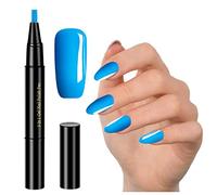 3 in 1 Nail Polish Pen - UV/LED Gel - One Step Nail Pen Brush - Soak Off Gel - Ideal for Home & Professional Manicure, 1PC