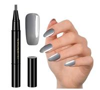 3 in 1 Nail Polish Pen, UV/LED Nail Polish Gel - Need To Use Nail Lamp for Drying - One Step Gel Nail Polish Pen Brush Soak Off Gel Ideal for Home and Professional Manicure, 1PC
