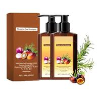 3-In-1 Nourishing Conditioning Shampoo, 118ml Plump Hydrating Shampoo Repairs, Thicker and Stronger Hairs, Strengthens Roots & Adds Shine (2pcs)