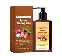 3-in-1 Nourishing Conditioning Shampoo, Batana Oil & Rosemary & Onion, Reduce Hair Loss Shampoo, Strengthens Roots & Adds Shine, Thicker and Stronger Hairs, Volumizing Cleanser for Men & Women (1Pcs)