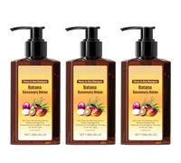 3-in-1 Nourishing Conditioning Shampoo, Hair Growth Shampoo -Batana Oil & Rosemary & Onion, Reduce Hair Loss, Strengthens Roots & Adds Shine, Thicker and Stronger Hairs (3Pcs)