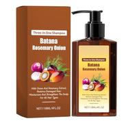 3-in-1 Nourishing Conditioning Shampoo, Hair Growth Shampoo -Batana Oil & Rosemary & Onion,Reduce Hair Loss Shampoos,Thicker and Stronger Hairs,Volumizing Cleanser for Men & Women (1Pcs)