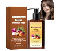 3-in-1 Nourishing Conditioning Shampoo, Hair Growth Shampoo -Batana Oil & Rosemary & Onion, Reduce Hair Loss, Strengthens Roots & Adds Shine, Thicker and Stronger Hairs (1Pcs)