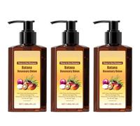 3-in-1 Nourishing Conditioning Shampoo, Hair Growth Shampoo -Batana Oil & Rosemary & Onion,Reduce Hair Loss Shampoos,Thicker and Stronger Hairs,Volumizing Cleanser for Men & Women (3Pcs)