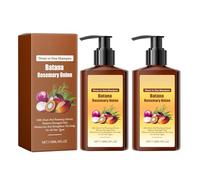 3-in-1 Nourishing Conditioning Shampoo, Hair Growth Shampoo -Batana Oil & Rosemary & Onion, Strengthens Roots & Adds Shine, Thicker and Stronger Hairs (2PCS)