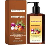 3-in-1 Nourishing Conditioning Shampoo, Hair Growth Shampoo -Batana Oil & Rosemary & Onion,Strengthens Roots & Adds Shine,Reduce Hair Loss,Thicker and Stronger Hairs (1 pcs)